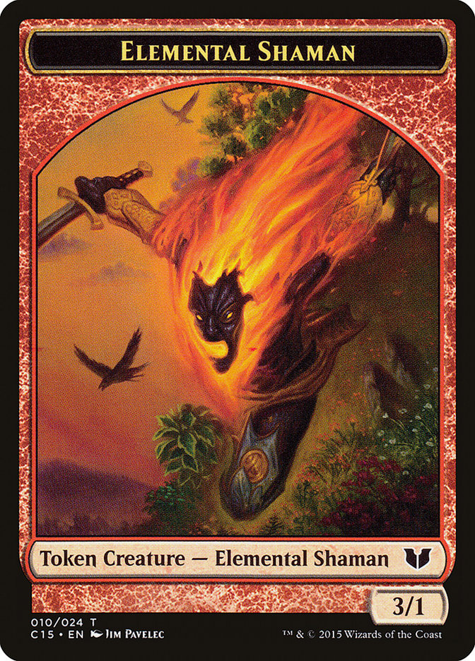Elemental Shaman Token [Commander 2015 Tokens] | Kessel Run Games Inc. 