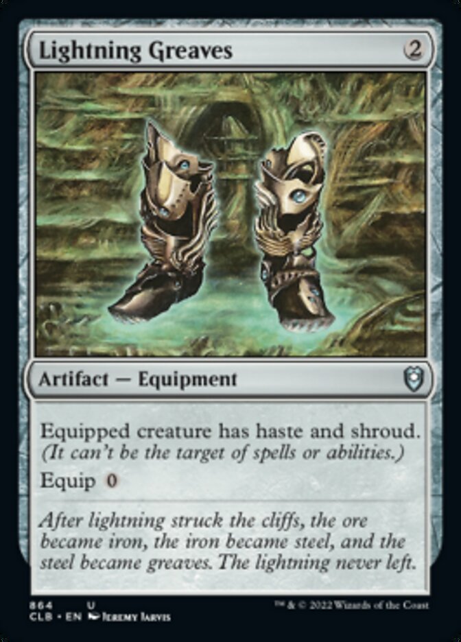 Lightning Greaves [Commander Legends: Battle for Baldur's Gate] | Kessel Run Games Inc. 