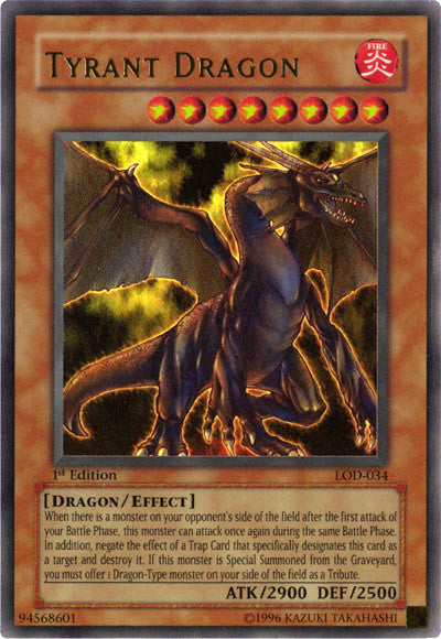 Tyrant Dragon [LOD-034] Ultra Rare | Kessel Run Games Inc. 