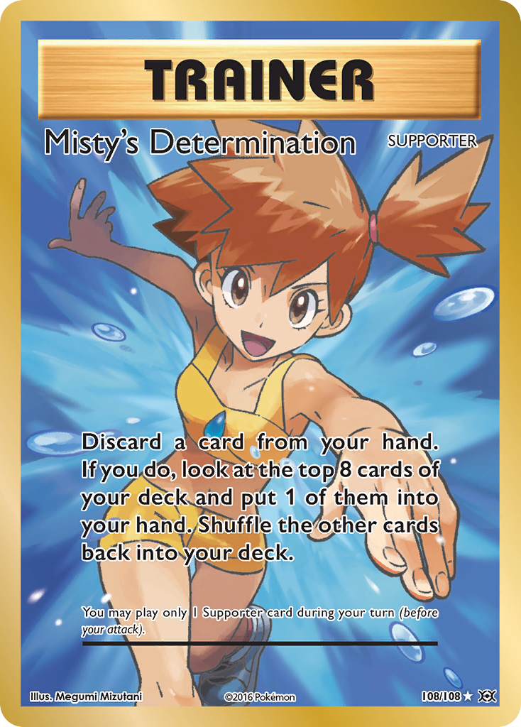 Misty's Determination (108/108) [XY: Evolutions] | Kessel Run Games Inc. 