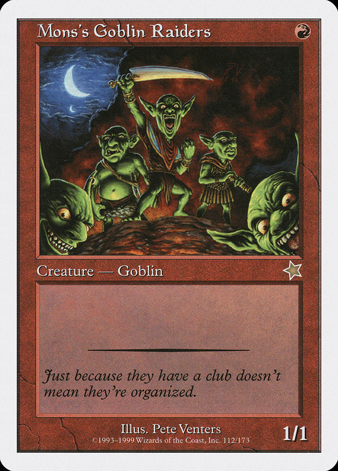 Mons's Goblin Raiders [Starter 1999] | Kessel Run Games Inc. 