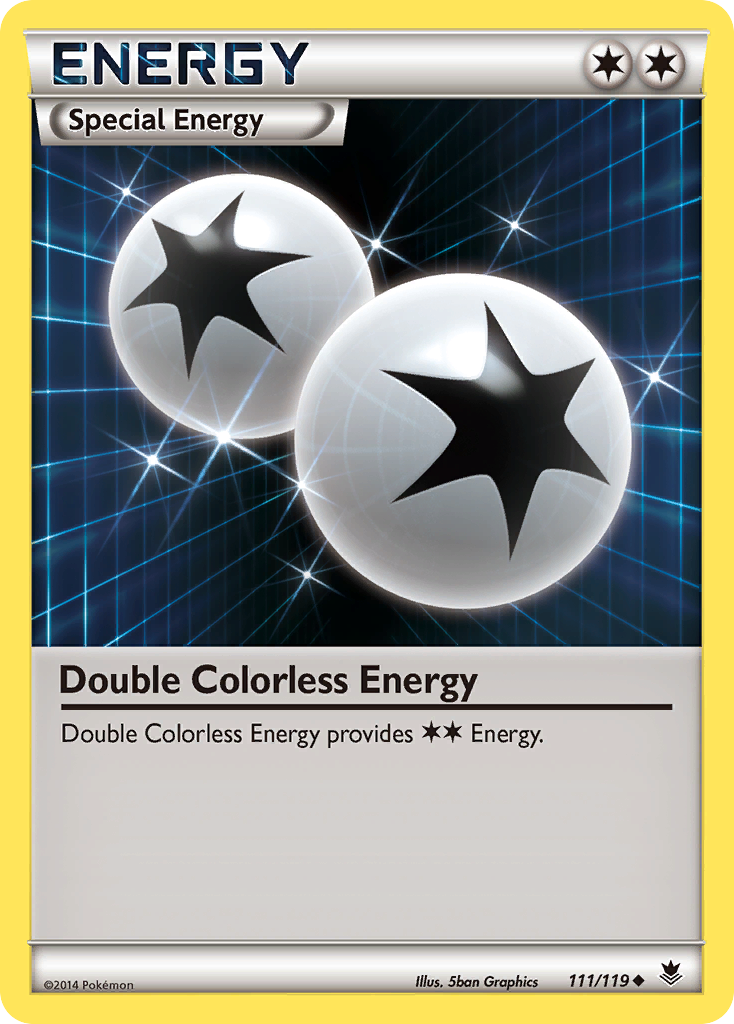 Double Colorless Energy (111/119) [XY: Phantom Forces] | Kessel Run Games Inc. 