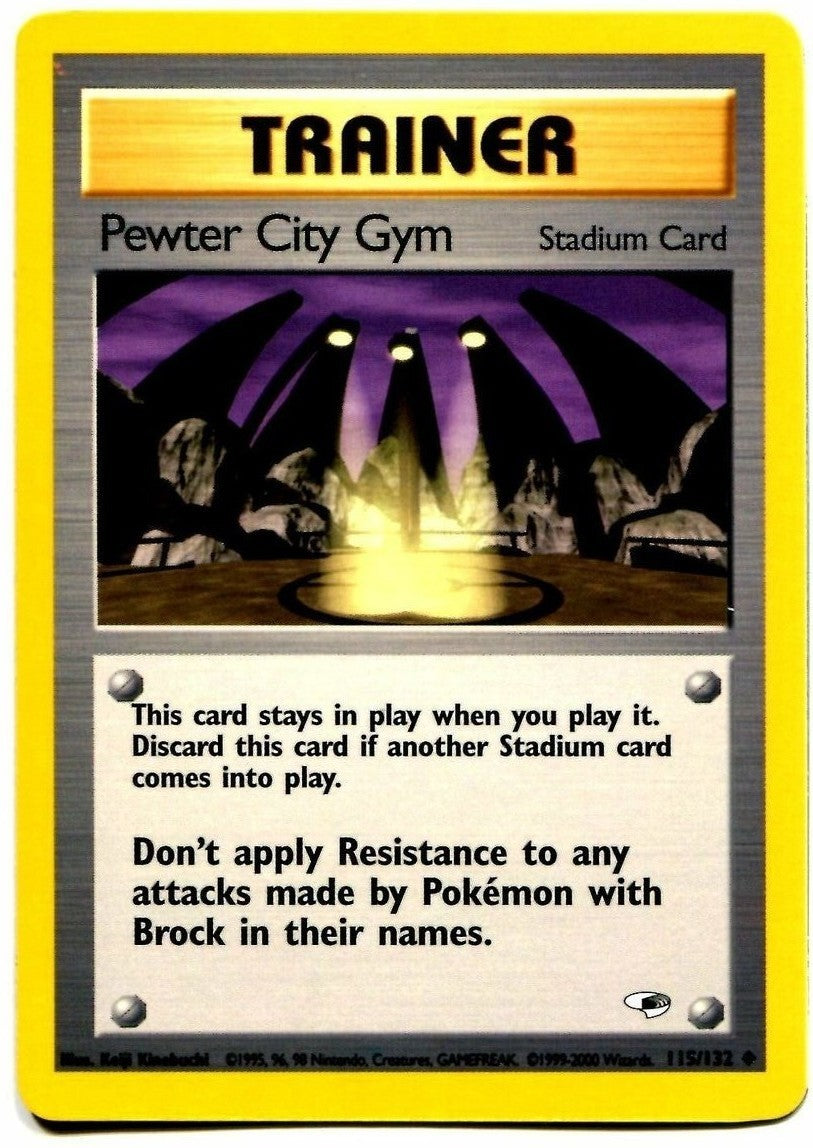 Pewter City Gym (115/132) [Gym Heroes Unlimited] | Kessel Run Games Inc. 