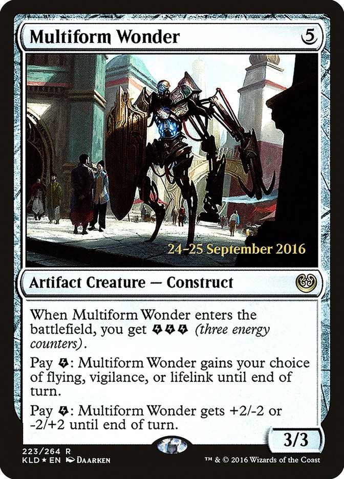 Multiform Wonder [Kaladesh Prerelease Promos] | Kessel Run Games Inc. 