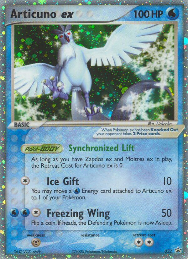 Articuno ex (032) [Nintendo: Black Star Promos] | Kessel Run Games Inc. 