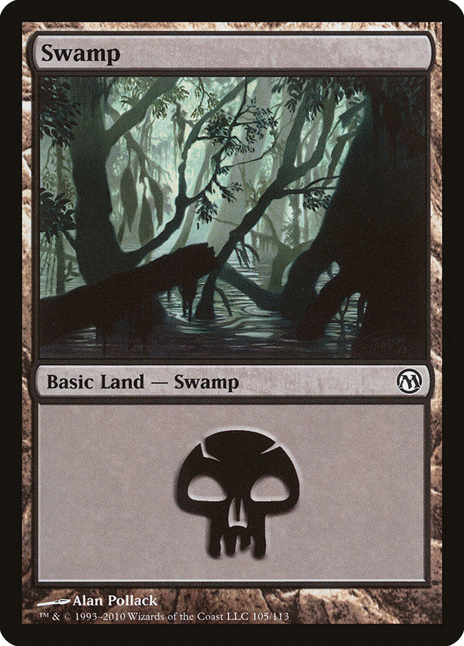 Swamp (105) [Duels of the Planeswalkers] | Kessel Run Games Inc. 