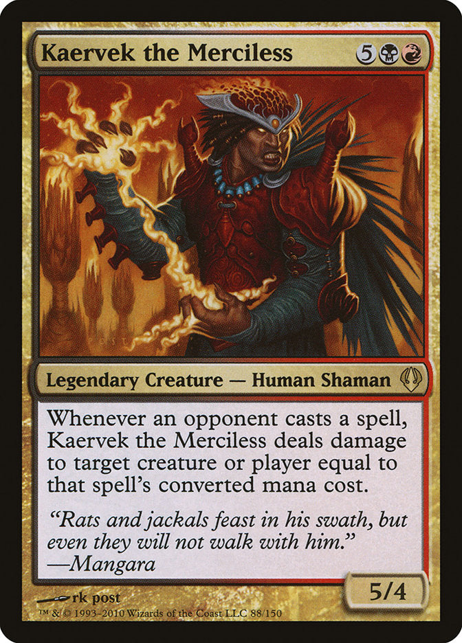 Kaervek the Merciless [Archenemy] | Kessel Run Games Inc. 