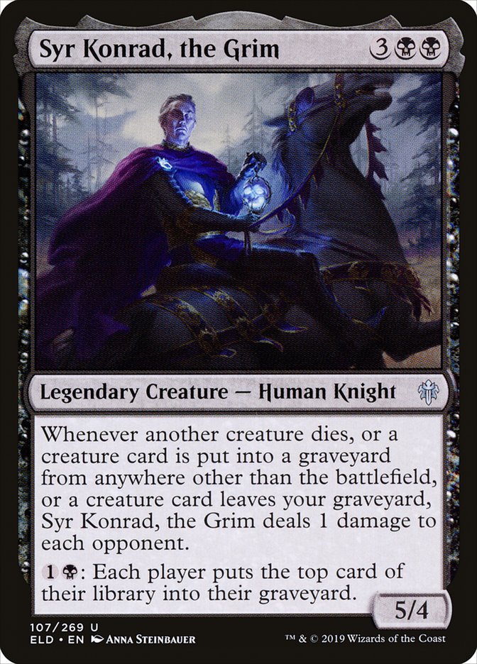 Syr Konrad, the Grim [Throne of Eldraine] | Kessel Run Games Inc. 