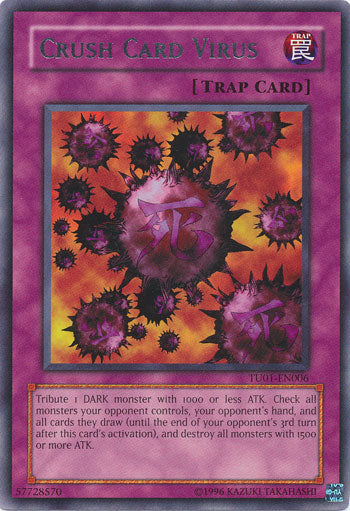 Crush Card Virus [TU01-EN006] Rare | Kessel Run Games Inc. 