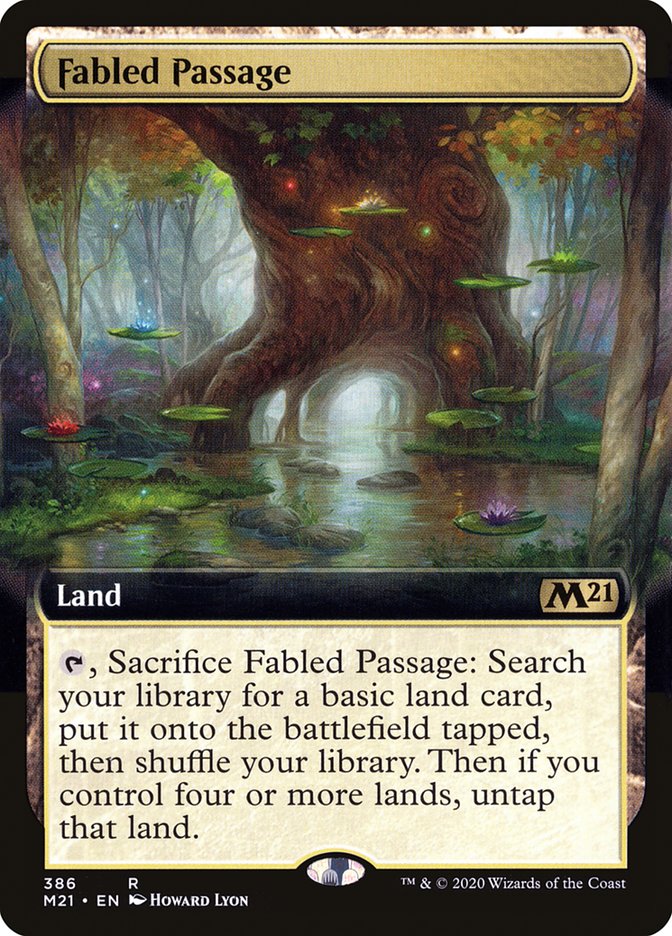 Fabled Passage (Extended Art) [Core Set 2021] | Kessel Run Games Inc. 