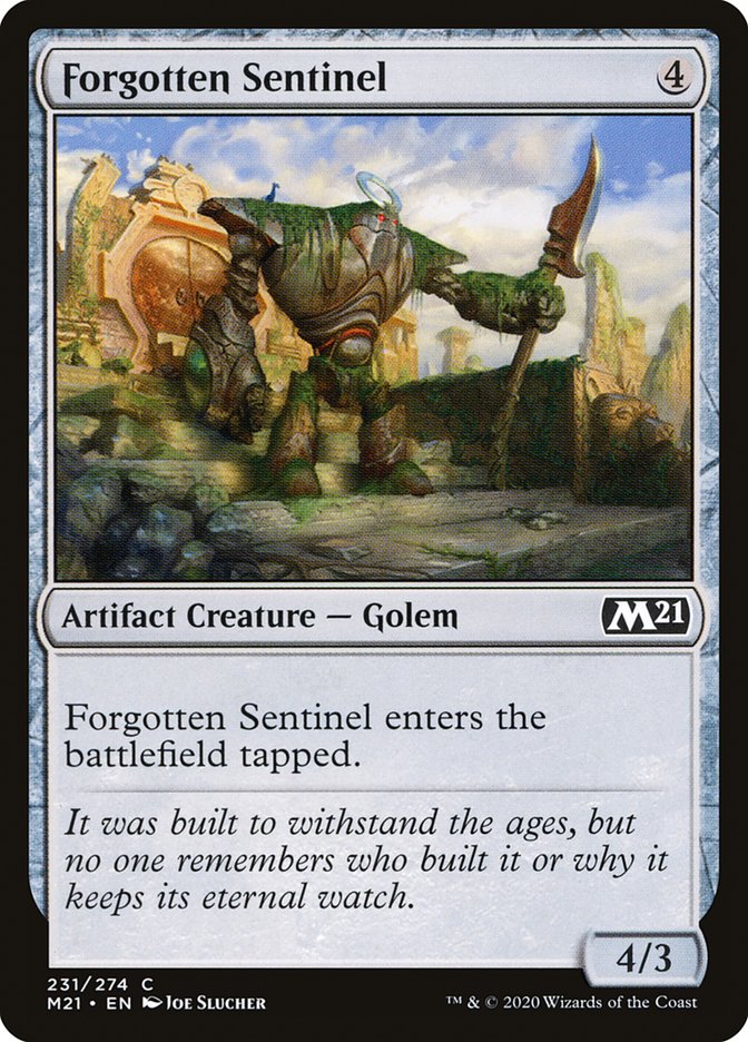 Forgotten Sentinel [Core Set 2021] | Kessel Run Games Inc. 