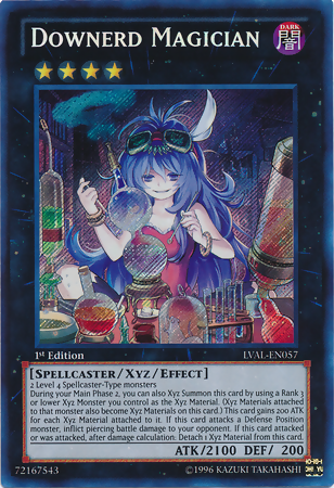 Downerd Magician [LVAL-EN057] Secret Rare | Kessel Run Games Inc. 