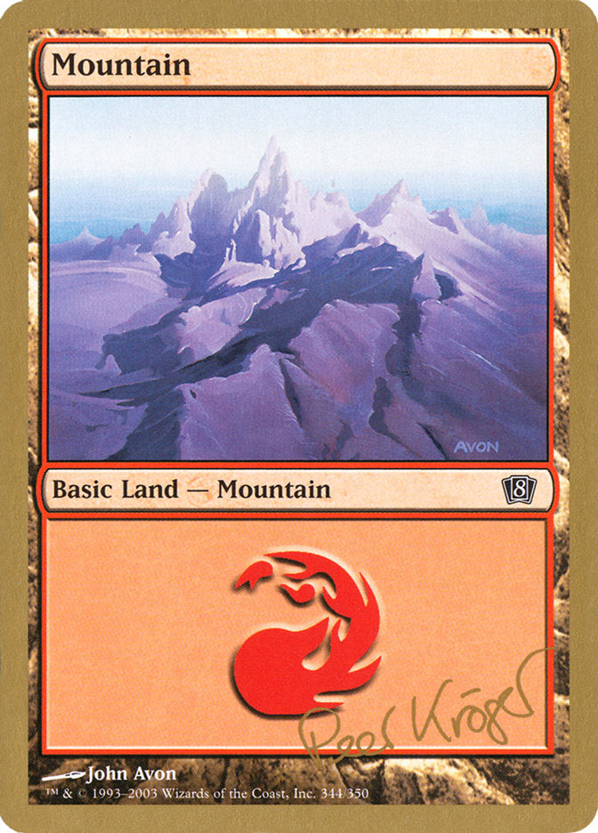 Mountain (344) (Peer Kroger) [World Championship Decks 2003] | Kessel Run Games Inc. 