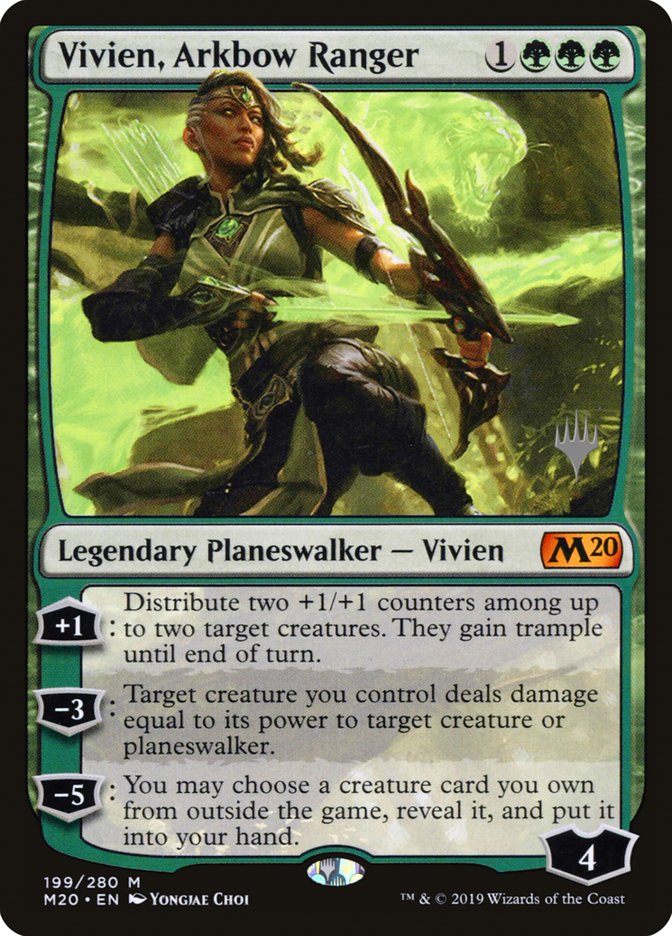 Vivien, Arkbow Ranger (Promo Pack) [Core Set 2020 Promos] | Kessel Run Games Inc. 