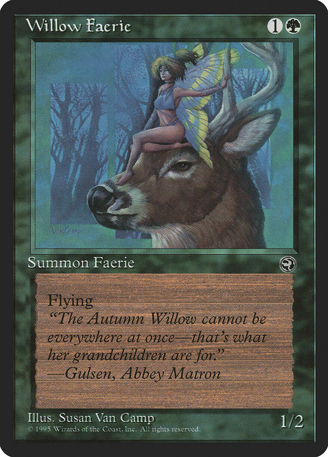 Willow Faerie (Gulsen Flavor Text) [Homelands] | Kessel Run Games Inc. 