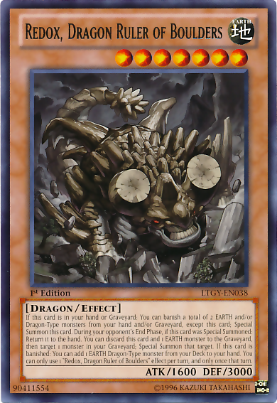 Redox, Dragon Ruler of Boulders [LTGY-EN038] Rare | Kessel Run Games Inc. 