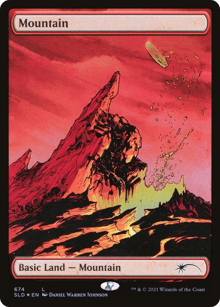 Mountain (674) [Secret Lair Drop Promos] | Kessel Run Games Inc. 