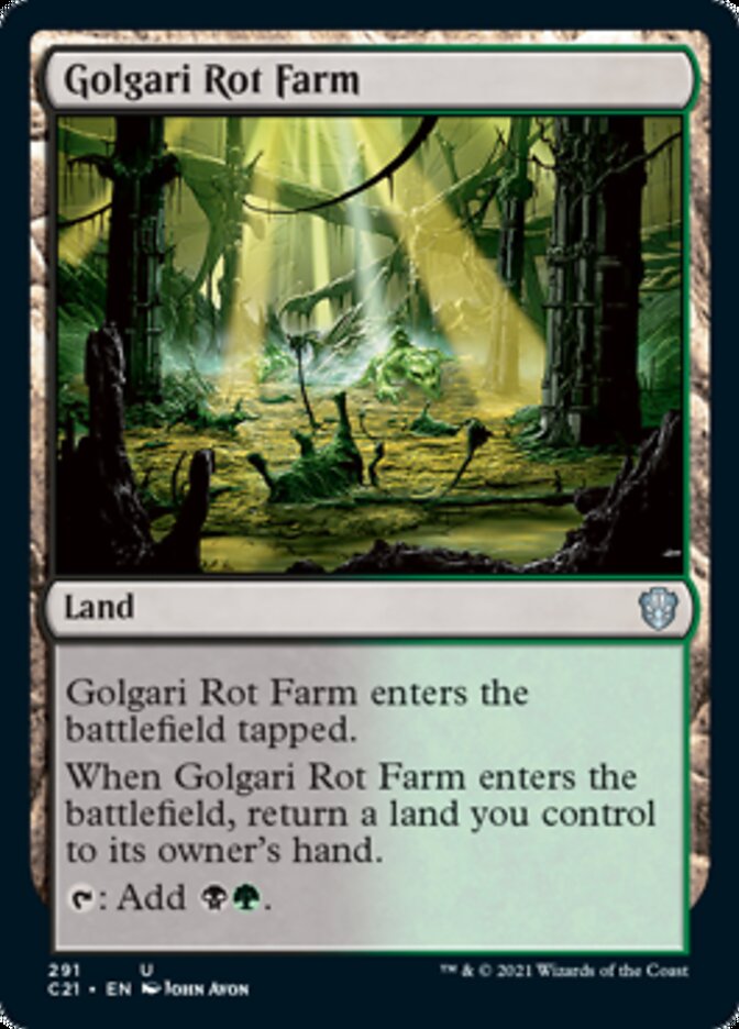 Golgari Rot Farm [Commander 2021] | Kessel Run Games Inc. 