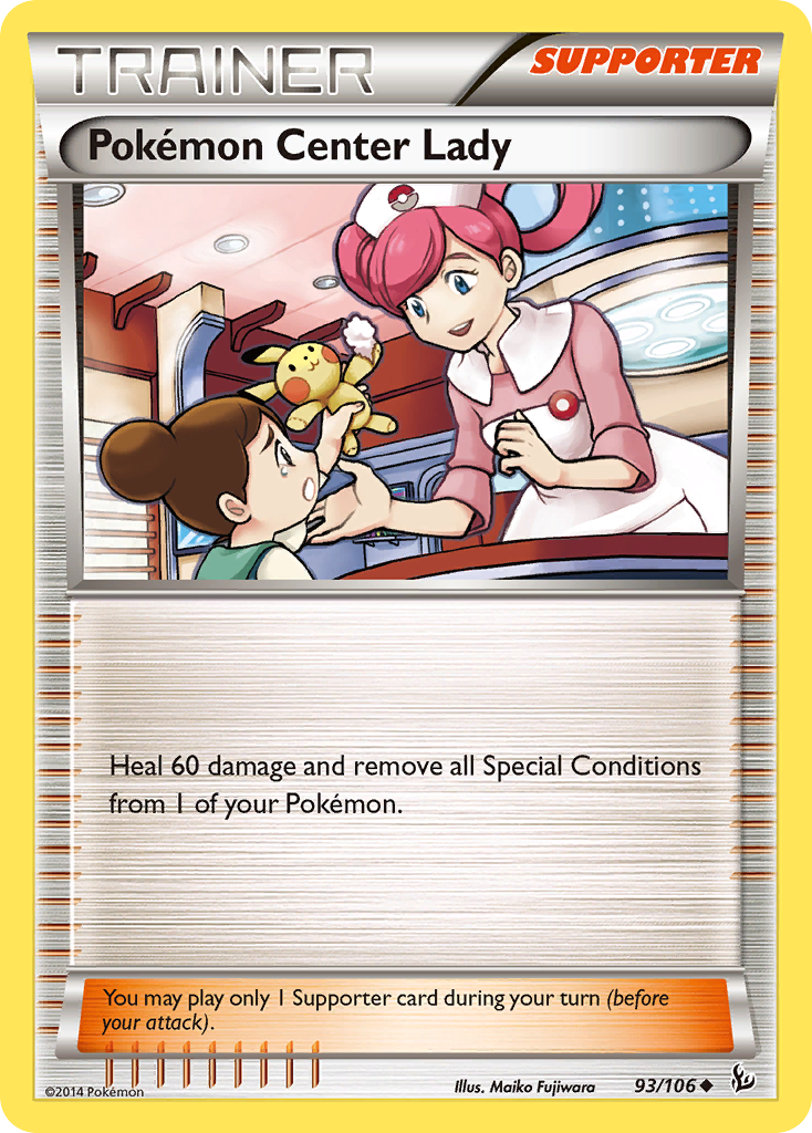 Pokemon Center Lady (93/106) [XY: Flashfire] | Kessel Run Games Inc. 