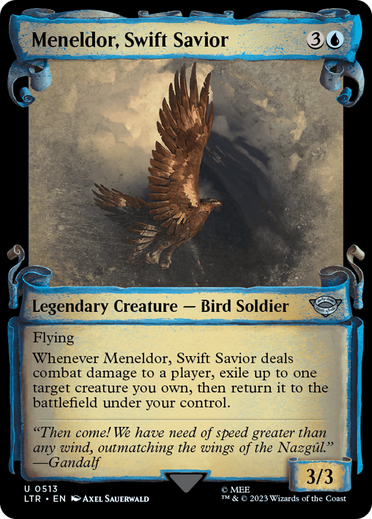 Meneldor, Swift Savior [The Lord of the Rings: Tales of Middle-Earth Showcase Scrolls] | Kessel Run Games Inc. 