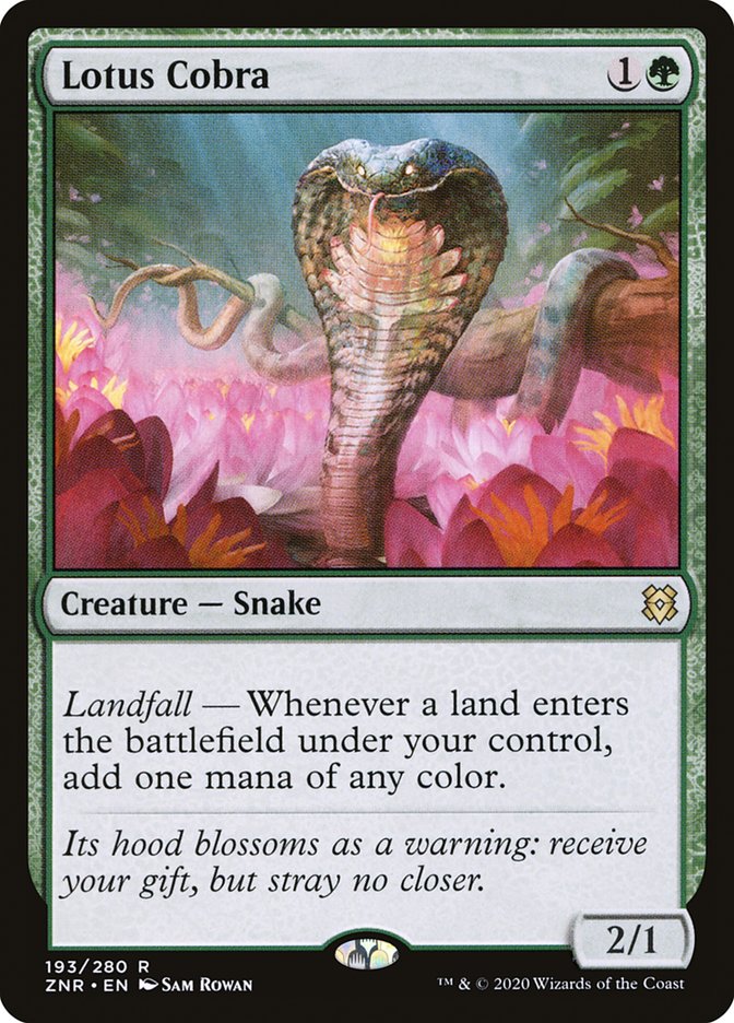 Lotus Cobra [Zendikar Rising] | Kessel Run Games Inc. 