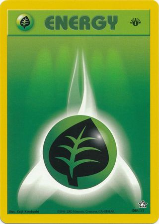 Grass Energy (108/111) [Neo Genesis Unlimited] | Kessel Run Games Inc. 