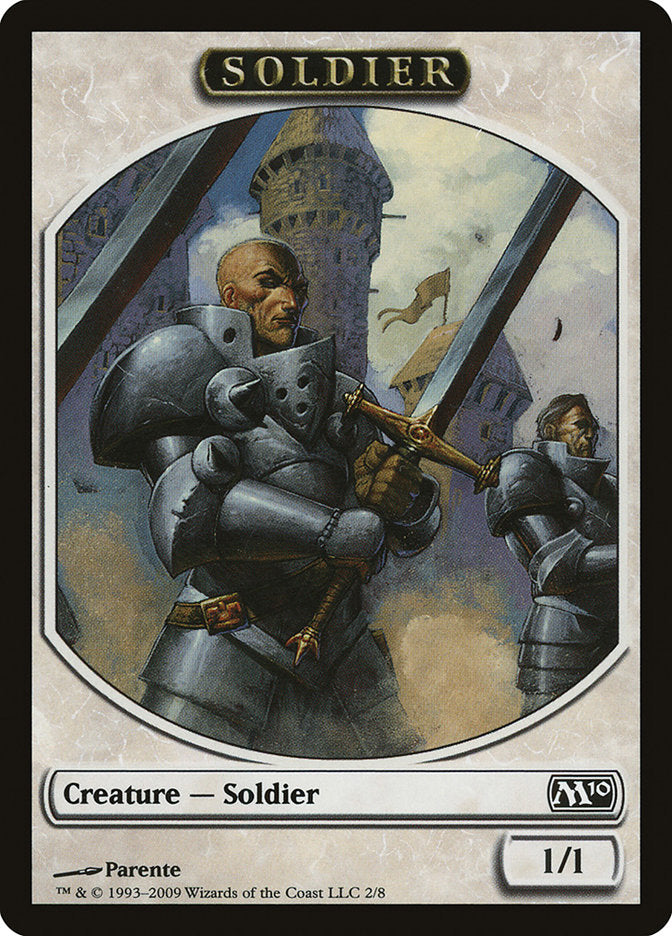 Soldier Token [Magic 2010 Tokens] | Kessel Run Games Inc. 