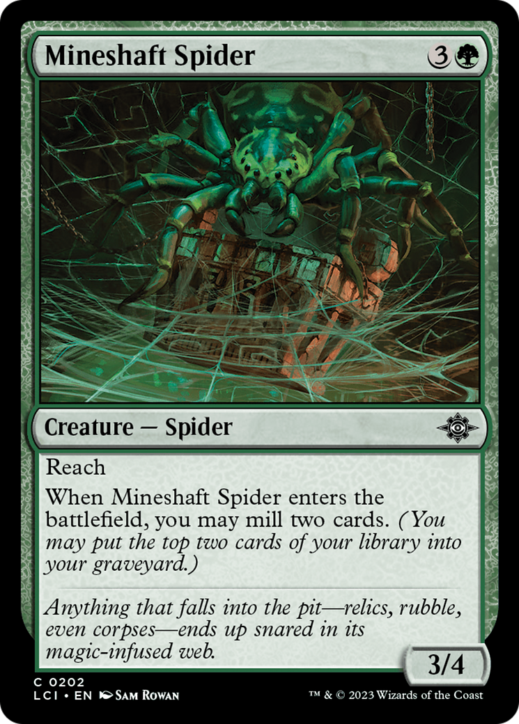 Mineshaft Spider [The Lost Caverns of Ixalan] | Kessel Run Games Inc. 
