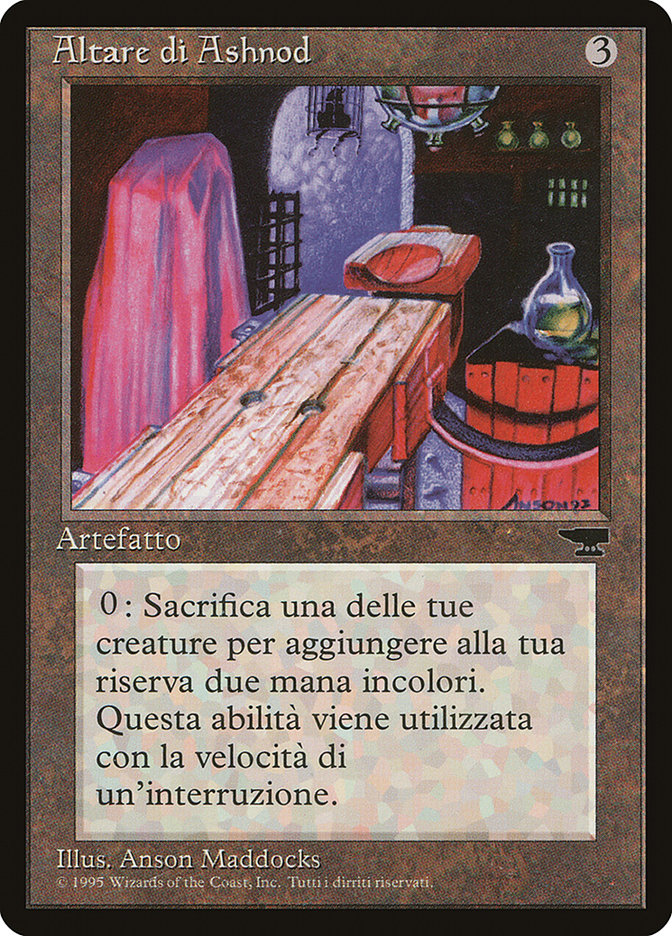 Ashnod's Altar (Italian) - "Altare di Ashnod" [Rinascimento] | Kessel Run Games Inc. 
