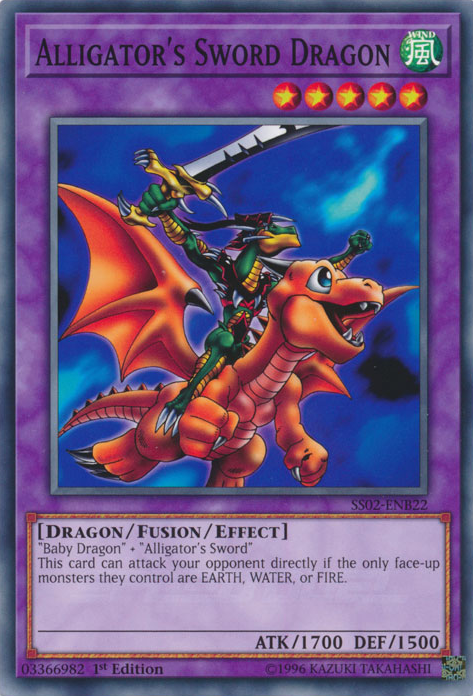 Alligator's Sword Dragon [SS02-ENB22] Common | Kessel Run Games Inc. 