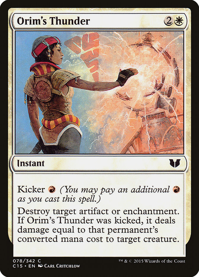 Orim's Thunder [Commander 2015] | Kessel Run Games Inc. 