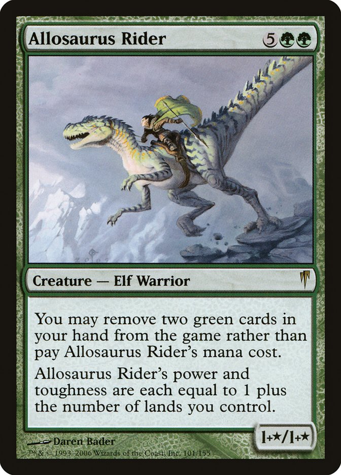 Allosaurus Rider [Coldsnap] | Kessel Run Games Inc. 
