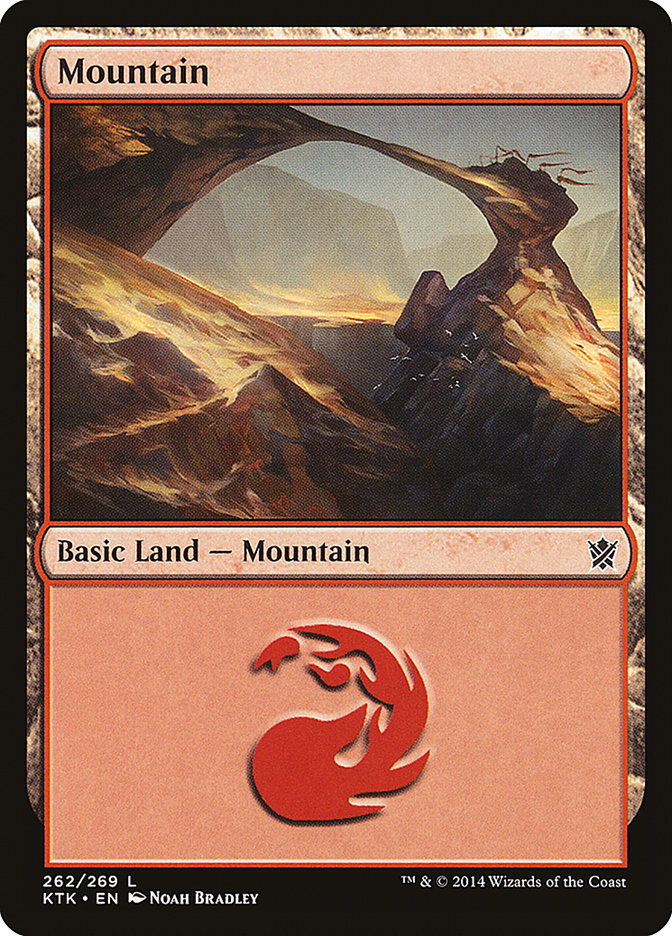 Mountain (262) [Khans of Tarkir] | Kessel Run Games Inc. 