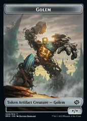 Powerstone // Golem Double-Sided Token [The Brothers' War Tokens] | Kessel Run Games Inc. 