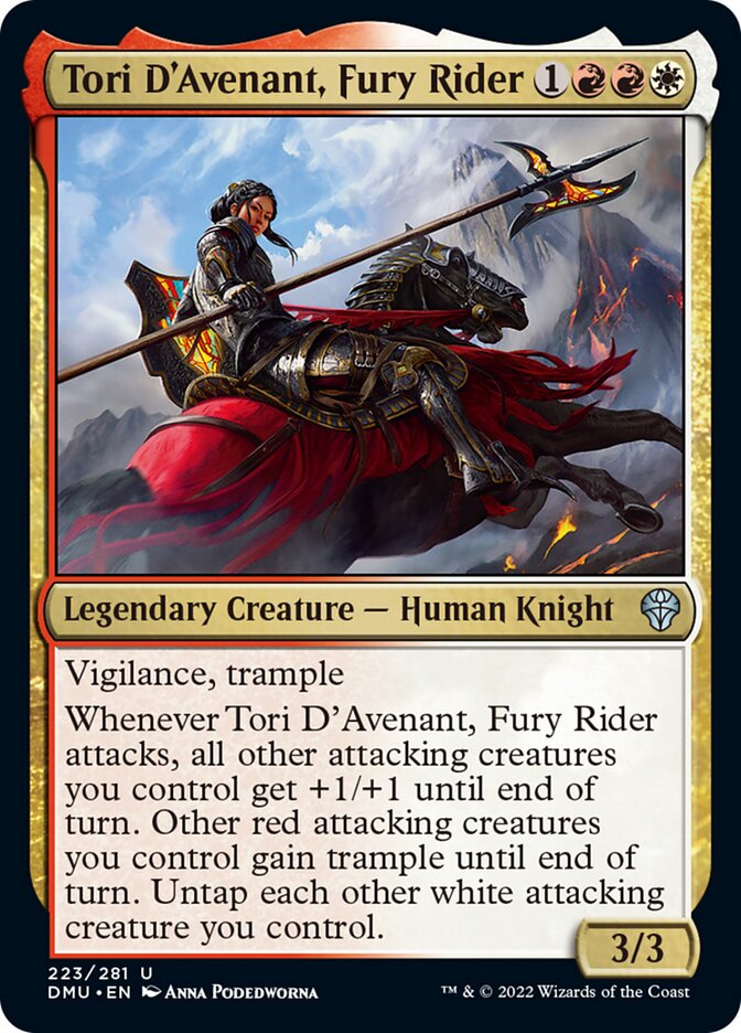 Tori D'Avenant, Fury Rider [Dominaria United] | Kessel Run Games Inc. 