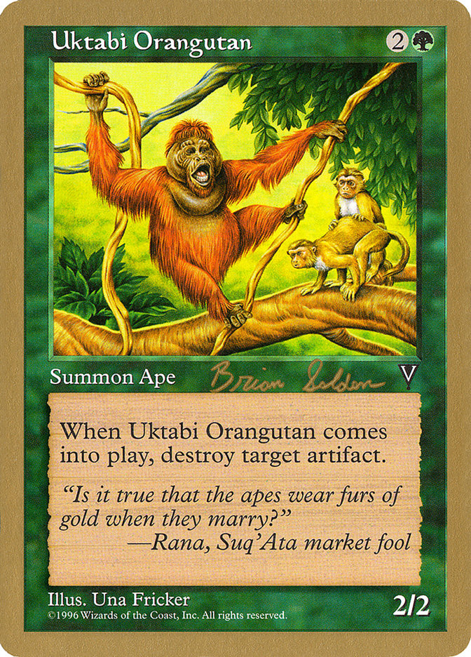 Uktabi Orangutan (Brian Selden) [World Championship Decks 1998] | Kessel Run Games Inc. 