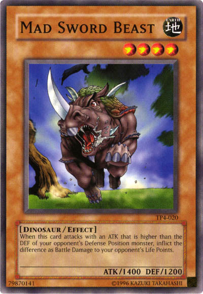 Mad Sword Beast [TP4-020] Common | Kessel Run Games Inc. 