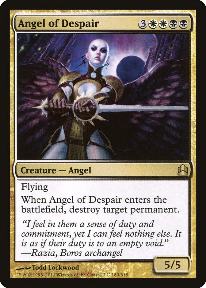 Angel of Despair [Commander 2011] | Kessel Run Games Inc. 