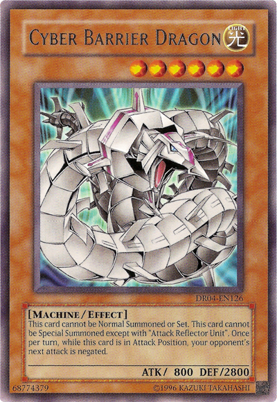 Cyber Barrier Dragon [DR04-EN126] Rare | Kessel Run Games Inc. 