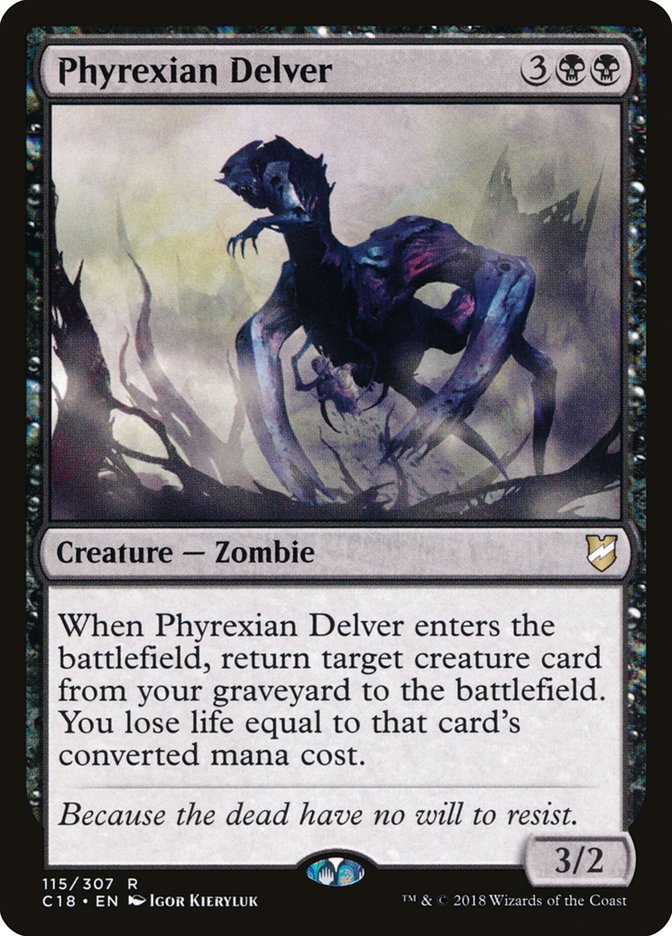 Phyrexian Delver [Commander 2018] | Kessel Run Games Inc. 