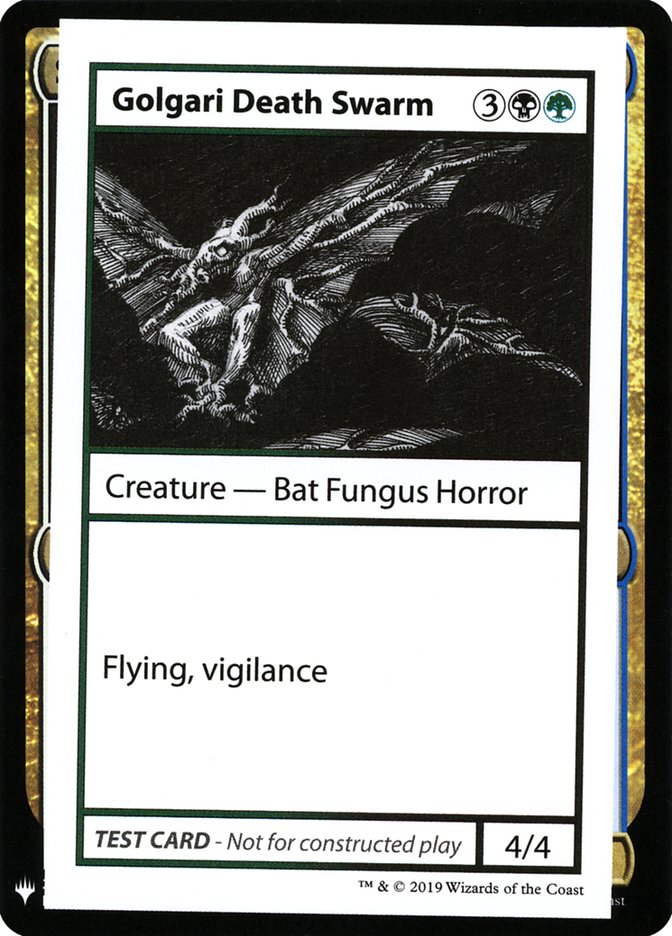 Golgari Death Swarm [Mystery Booster Playtest Cards] | Kessel Run Games Inc. 