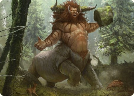 Stonehoof Chieftain Art Card [Commander Masters Art Series] | Kessel Run Games Inc. 