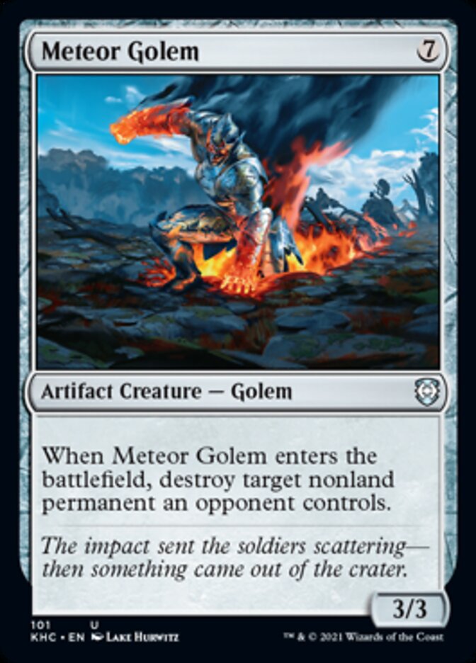 Meteor Golem [Kaldheim Commander] | Kessel Run Games Inc. 