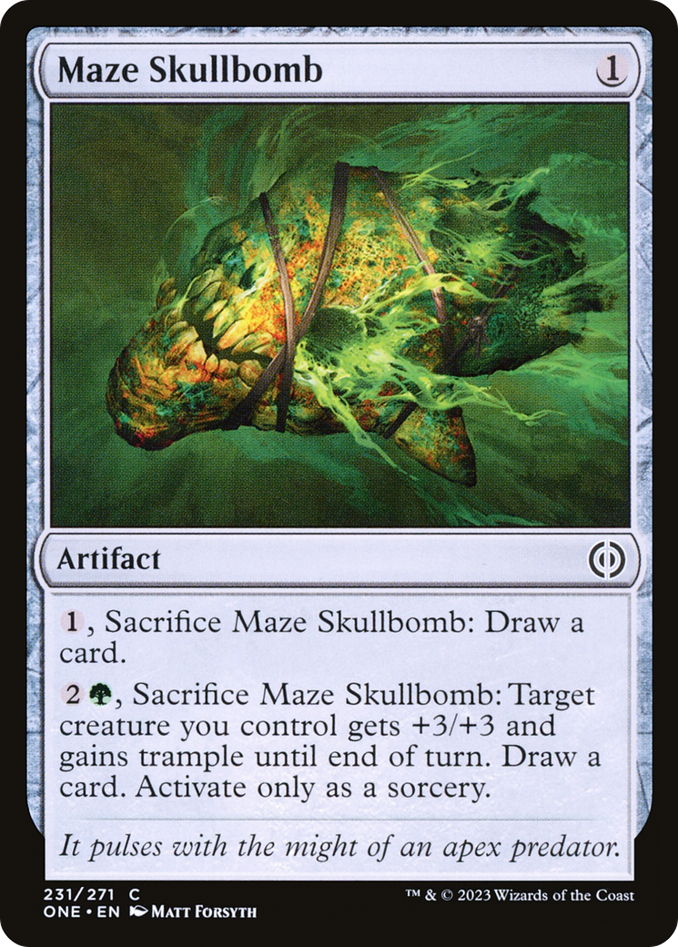 Maze Skullbomb [Phyrexia: All Will Be One] | Kessel Run Games Inc. 