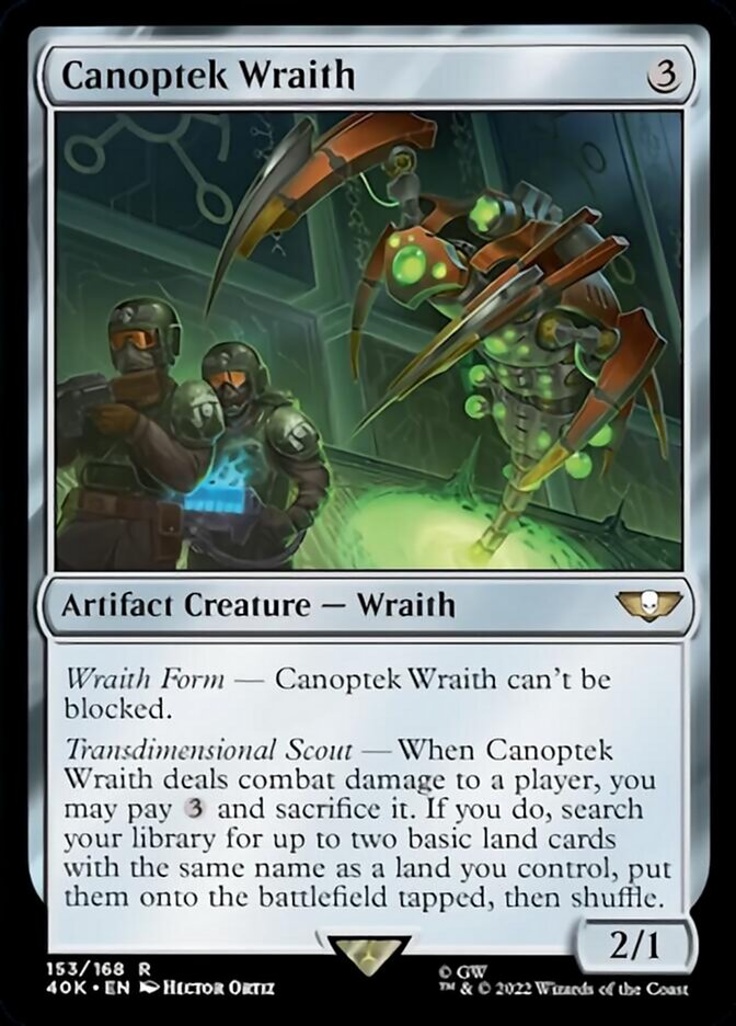 Canoptek Wraith (Surge Foil) [Warhammer 40,000] | Kessel Run Games Inc. 