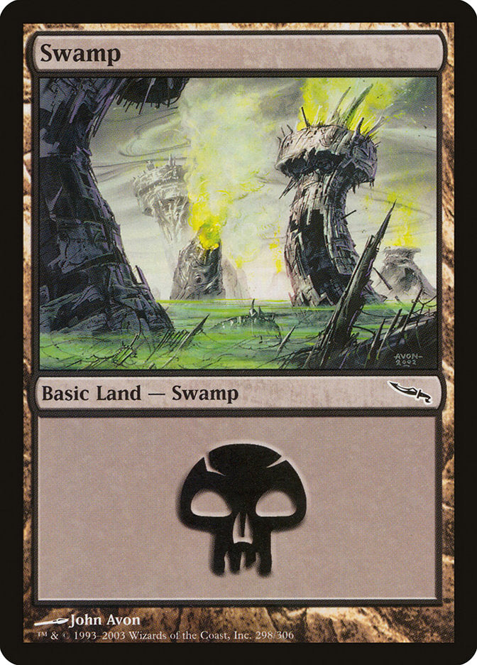 Swamp (298) [Mirrodin] | Kessel Run Games Inc. 