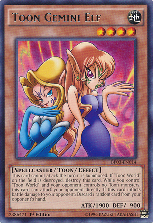 Toon Gemini Elf [BP03-EN014] Rare | Kessel Run Games Inc. 