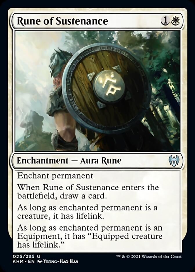 Rune of Sustenance [Kaldheim] | Kessel Run Games Inc. 