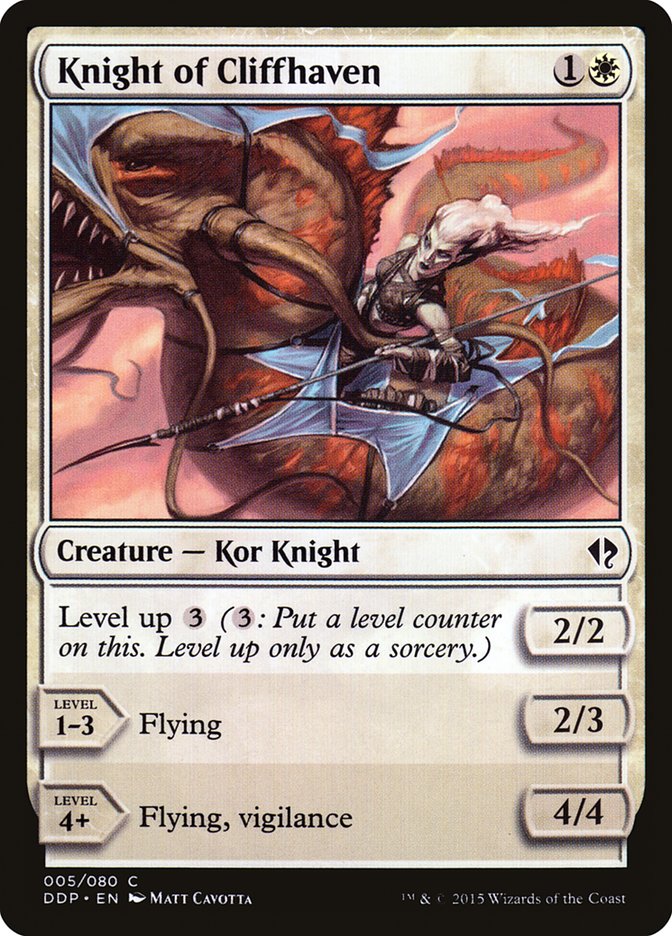 Knight of Cliffhaven [Duel Decks: Zendikar vs. Eldrazi] | Kessel Run Games Inc. 