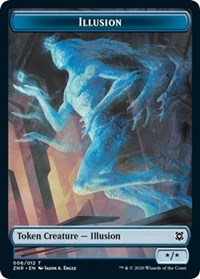 Illusion // Insect Double-Sided Token [Zendikar Rising Tokens] | Kessel Run Games Inc. 